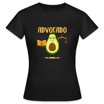 Avocat - T-shirt Femme - noir - Devant - AI Model Female 172 dark (172cm)