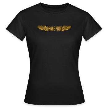 Drone Pilot - pilote de drone - T-shirt Femme - noir - Devant - AI Model Female 172 dark (172cm)