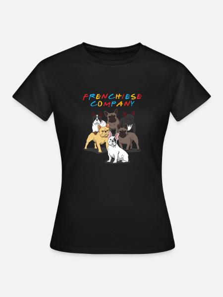 Frenchie - T-shirt Femme - noir