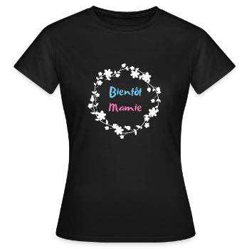 Bald Oma - Frauen T-Shirt - Schwarz - Vorne - AI Model Female 172 dark (172cm)