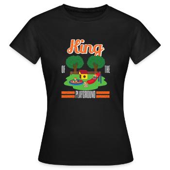 Cool King Of The Playground - Women's T-Shirt - black - Front - AI Model Female 172 dark (172cm)