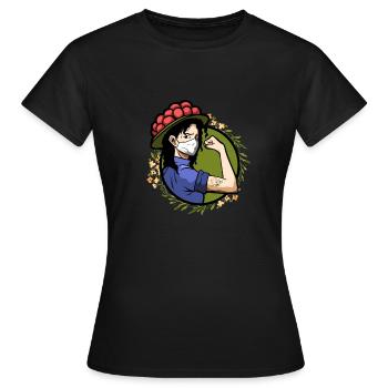 Cadeau de Bollenhut et de la Forêt-Noire | Forêt Noire - T-shirt Femme - noir - Devant - AI Model Female 172 dark (172cm)