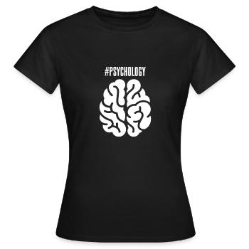 Psychologie - T-shirt Femme - noir - Devant - AI Model Female 172 dark (172cm)