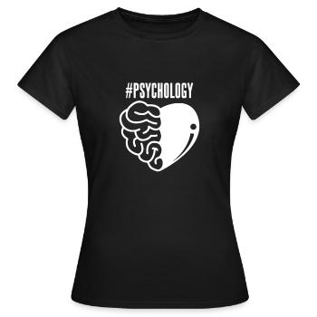 Psychologie - T-shirt Femme - noir - Devant - AI Model Female 172 dark (172cm)