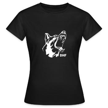 DHF - T-shirt Femme - noir - Devant - AI Model Female 172 dark (172cm)