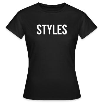 Styles Musique H - Styles Festival - T-shirt Femme - noir - Devant - AI Model Female 172 dark (172cm)