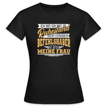 Veteran - Frauen T-Shirt - Schwarz - Vorne - AI Model Female 172 dark (172cm)