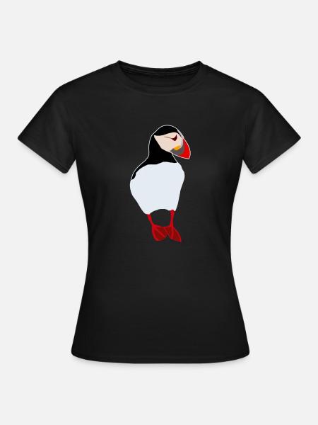 Puffin - puffin - Women's T-Shirt - black