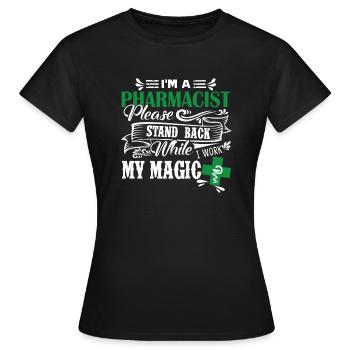 Apotheker Ich bin ein Apotheker - Frauen T-Shirt - Schwarz - Vorne - AI Model Female 172 dark (172cm)