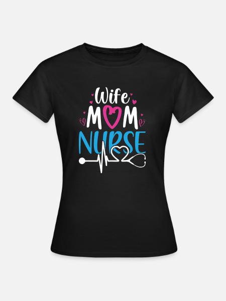 Nurse - T-shirt Femme - noir