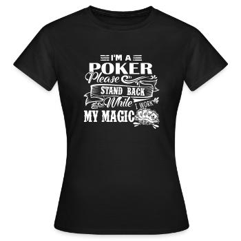Poker Je suis un poker - T-shirt Femme - noir - Devant - AI Model Female 172 dark (172cm)