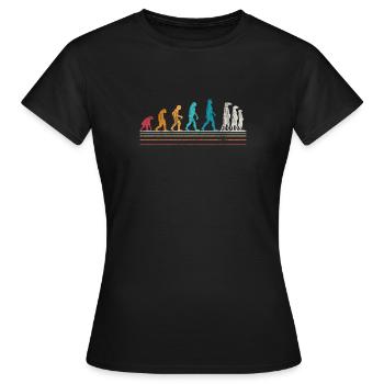 Suricate Evolution Suricate - T-shirt Femme - noir - Devant - AI Model Female 172 dark (172cm)