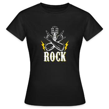 Rock'n'Roll - Women's T-Shirt - black - Front - AI Model Female 172 dark (172cm)