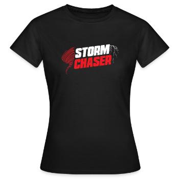 Storm Chaser Tornado Vêtements - T-shirt Femme - noir - Devant - AI Model Female 172 dark (172cm)