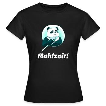 Mahlzeit! - Frauen T-Shirt - Schwarz - Vorne - AI Model Female 172 dark (172cm)
