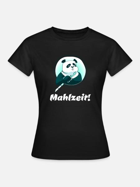 Mahlzeit! - Frauen T-Shirt - Schwarz