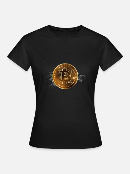 Bitcoin - Frauen T-Shirt - Schwarz