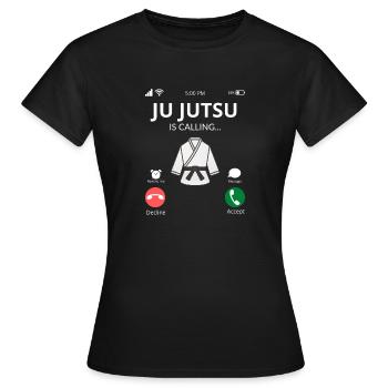 Ju Jutsu - Geschenkideen Kampfsport - Frauen T-Shirt - Schwarz - Vorne - AI Model Female 172 dark (172cm)