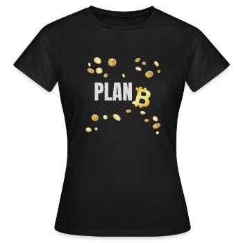 Bitcoin - Frauen T-Shirt - Schwarz - Vorne - AI Model Female 172 dark (172cm)