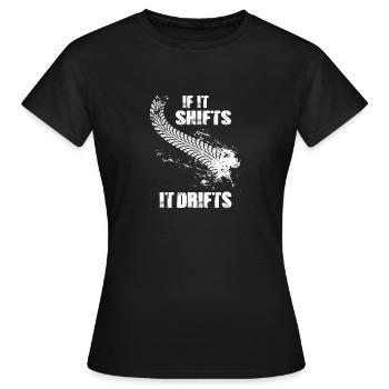 Drift Motorsport Auto Car Drift Drifting Fan - Women's T-Shirt - black - Front - AI Model Female 172 dark (172cm)