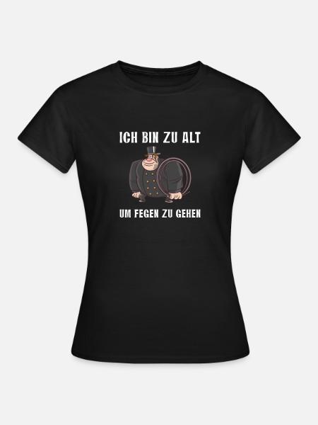 Schornsteinfeger Kaminkehrer Glück Geschenkidee - Frauen T-Shirt - Schwarz