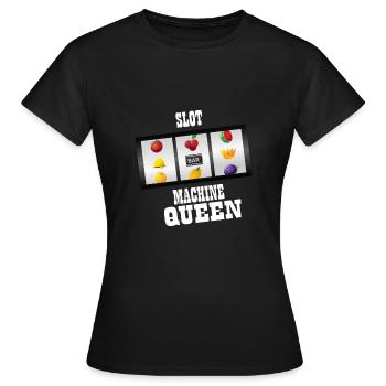Slotmachine Glücksspiel Casino einarmiger Bandit - Frauen T-Shirt - Schwarz - Vorne - AI Model Female 172 dark (172cm)