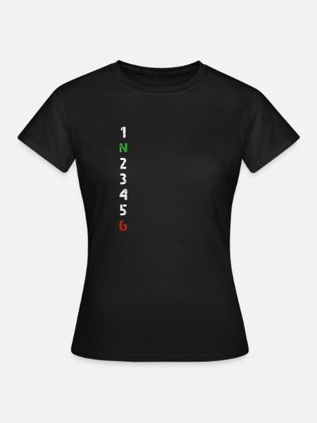 1n23456 Motociclista Cambio Motociclista Motociclista - Maglietta da donna - nero