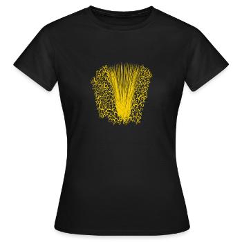 Accordéon accordéon accordéon - T-shirt Femme - noir - Devant - AI Model Female 172 dark (172cm)