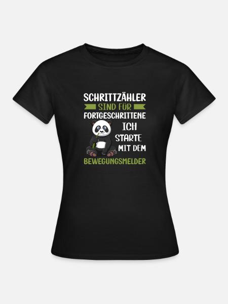 Anti Sport Laufen Joggen lustiger Spruch - Frauen T-Shirt - Schwarz