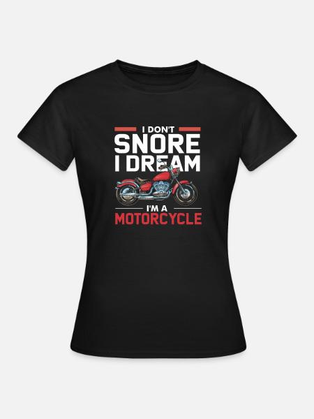 Motorrad -Motorcycle - Dame-T-shirt - sort