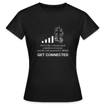 Katholischer Priester | Witziges Geschenk | - Frauen T-Shirt - Schwarz - Vorne - AI Model Female 172 dark (172cm)