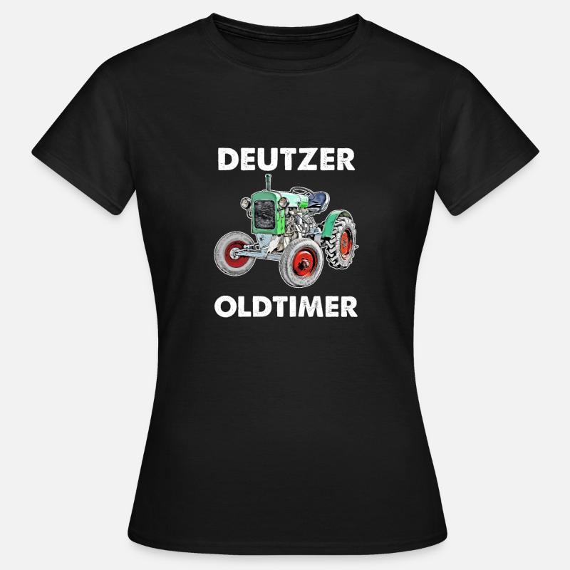 Deutzer Oldtimer - Wortwitz - Blickfang - T-shirt Femme - noir