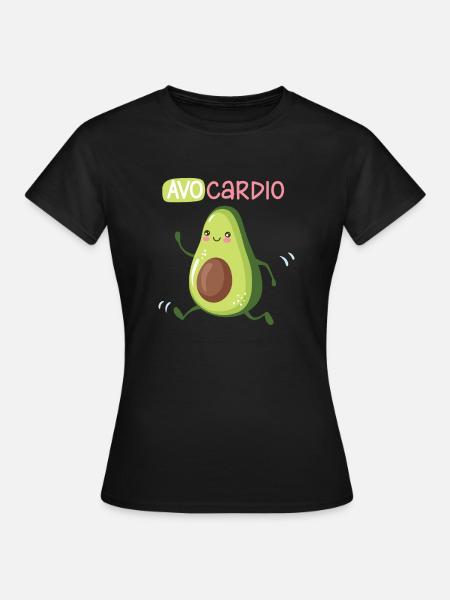 Avo Cardio - Avocardio - Frauen T-Shirt - Schwarz