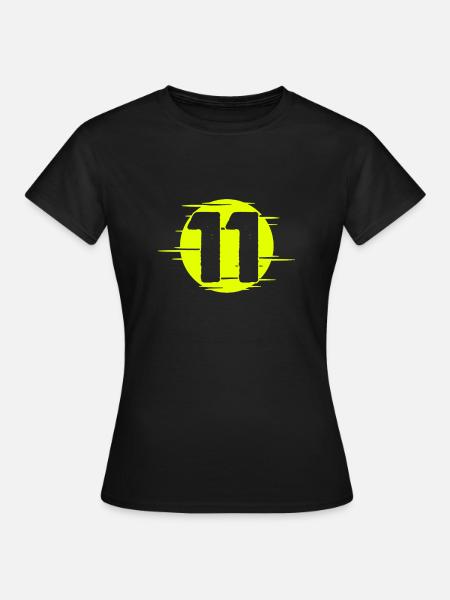 Kinder 11. Geburtstag Ich Bin 11 Jahre Jungen - Frauen T-Shirt - Schwarz