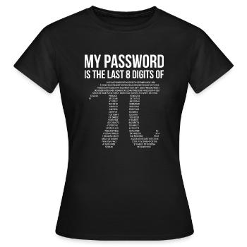 Math Funny - T-shirt Femme - noir - Devant - AI Model Female 172 dark (172cm)