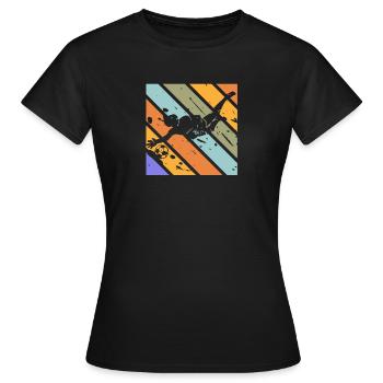goalkeeper - Women's T-Shirt - black - Front - AI Model Female 172 dark (172cm)
