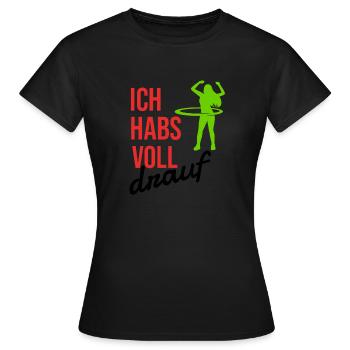 Sehr sportlich - Frauen T-Shirt - Schwarz - Vorne - AI Model Female 172 dark (172cm)