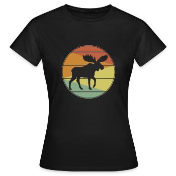 Élan - T-shirt Femme - noir - Devant - AI Model Female 172 dark (172cm)