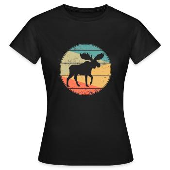 Élan - T-shirt Femme - noir - Devant - AI Model Female 172 dark (172cm)