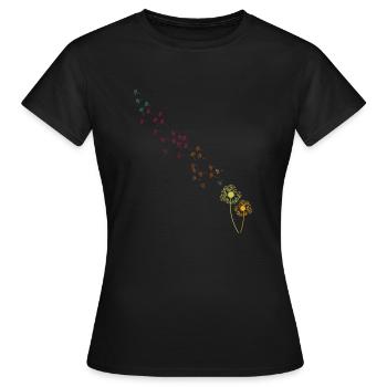 pissenlit pissenlit - T-shirt Femme - noir - Devant - AI Model Female 172 dark (172cm)