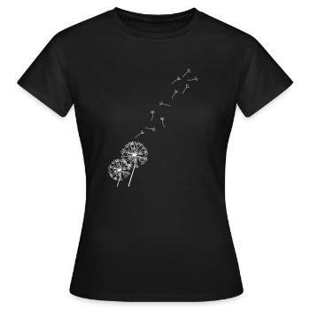Pissenlit pissenlit - T-shirt Femme - noir - Devant - AI Model Female 172 dark (172cm)