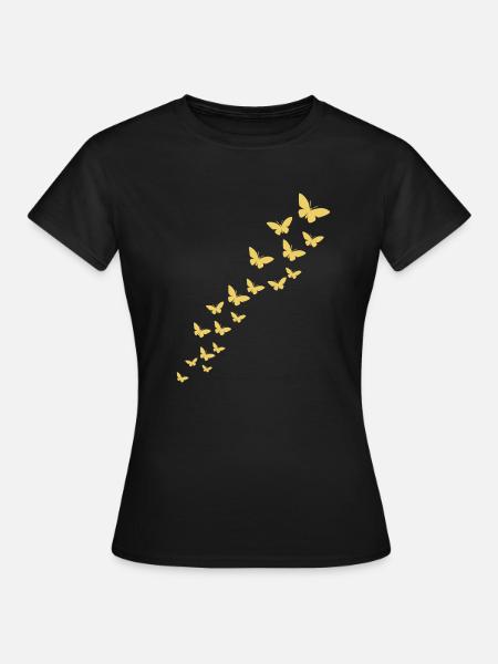 Butterflies Butterfly - Women's T-Shirt - black