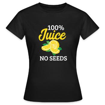 Drôle de vasectomie sans graines - T-shirt Femme - noir - Devant - AI Model Female 172 dark (172cm)