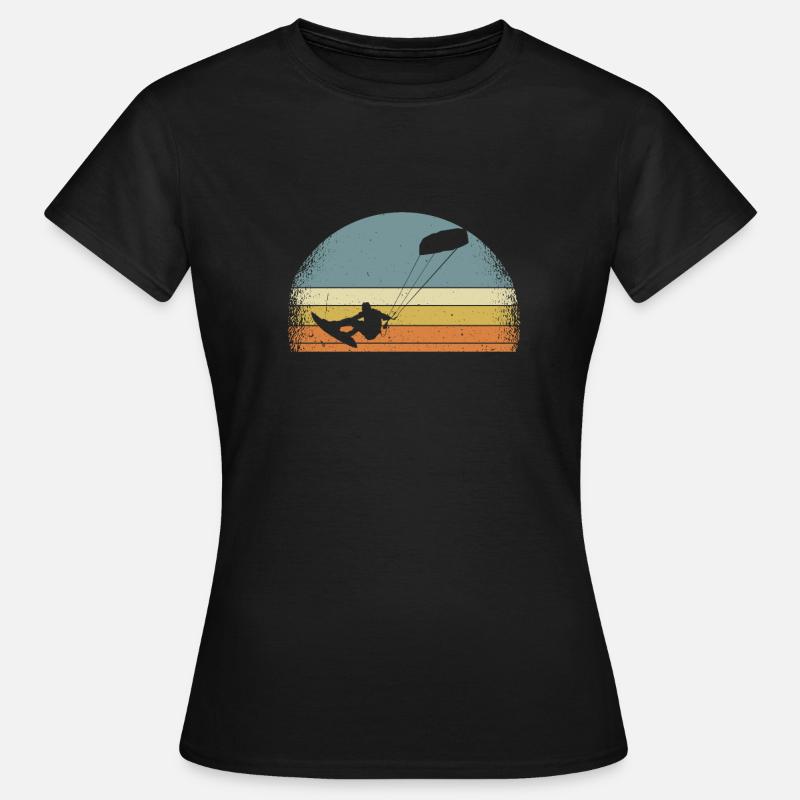Kitesurfing Kitesurfing Kiting - Women's T-Shirt - black