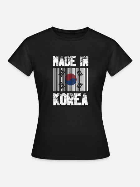 Made in Korea - Frauen T-Shirt - Schwarz