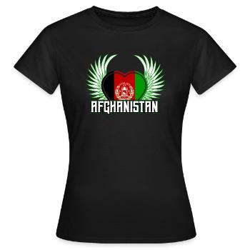 Afghanistan - T-shirt Femme - noir - Devant - AI Model Female 172 dark (172cm)