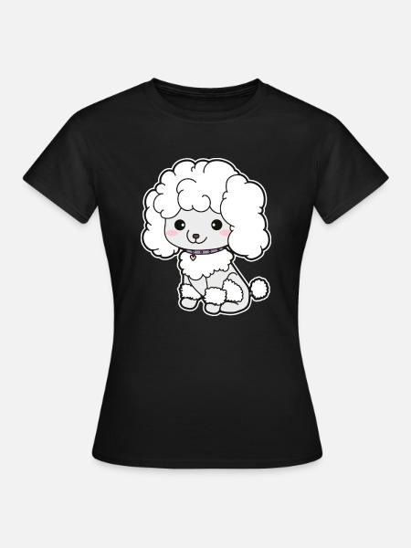 Pudel - Frauen T-Shirt - Schwarz