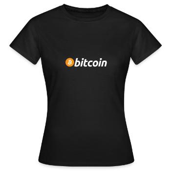 Bitcoin - Women's T-Shirt - black - Front - AI Model Female 172 dark (172cm)