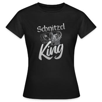 Schnitzel King - T-shirt Femme - noir - Devant - AI Model Female 172 dark (172cm)