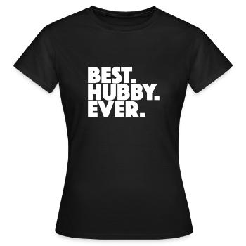 Bestes Ehemann-Geschenk - Frauen T-Shirt - Schwarz - Vorne - AI Model Female 172 dark (172cm)